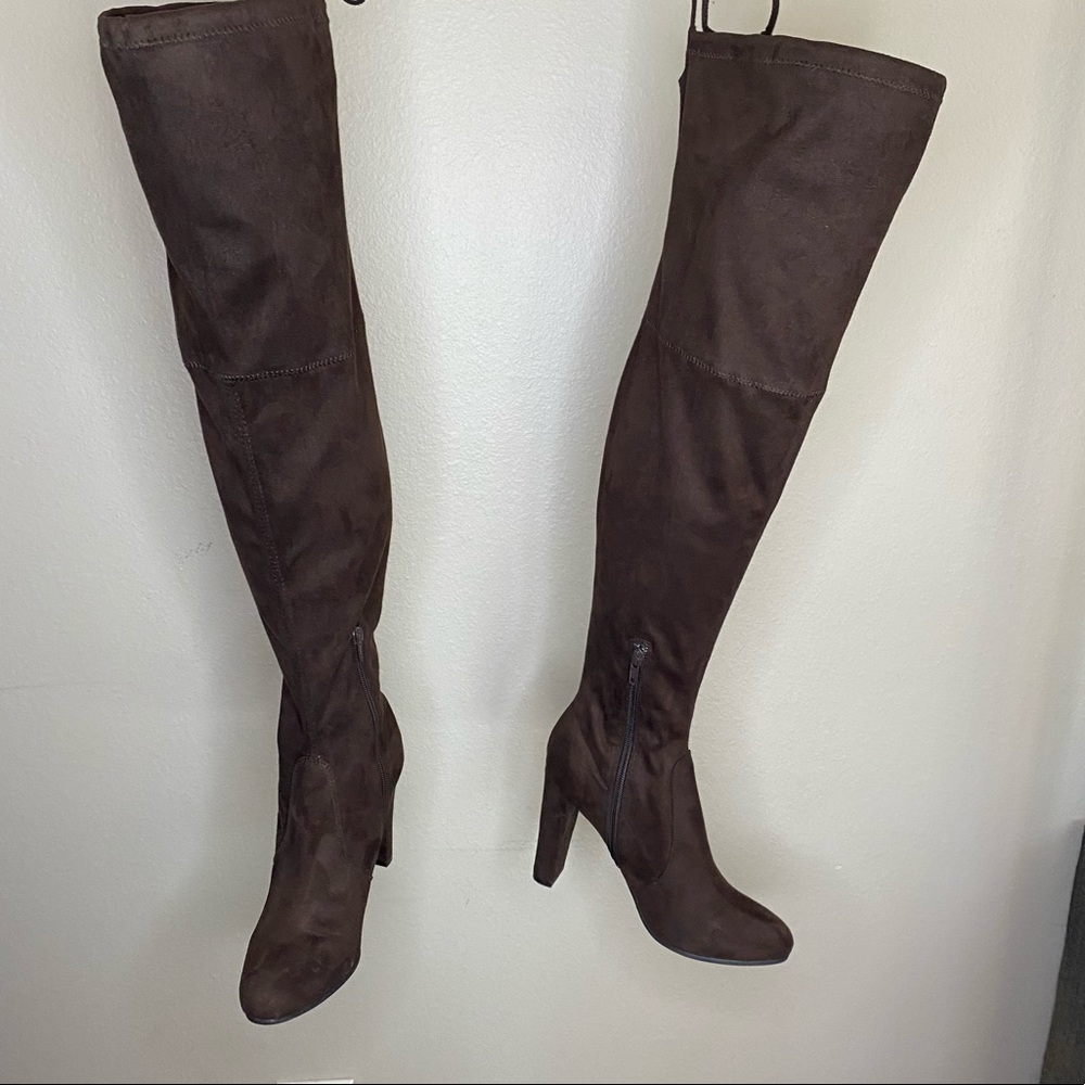 Guess Tall Boots Brown Size 7